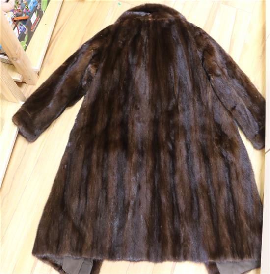 Three quatre length mink jacket